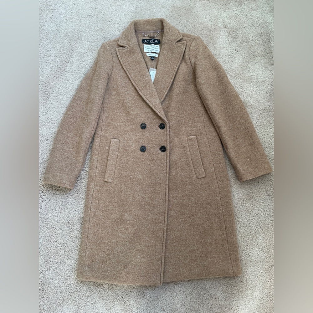 J. Crew Women's Coat in Italian boiled wool XS